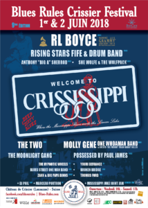 Affiche Blues Rules Crissier Festival 2018