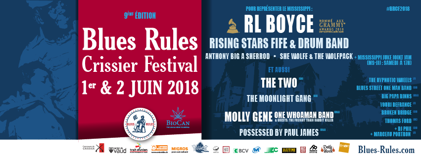 BRCF2018 - Blues Rules Crissier Festival 2018