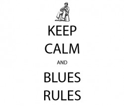 T-SHIRTS keep calm and blues rules