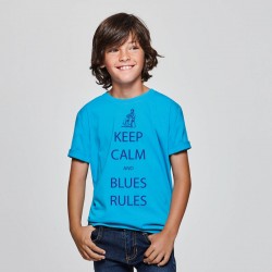 T-SHIRTS keep calm and blues rules