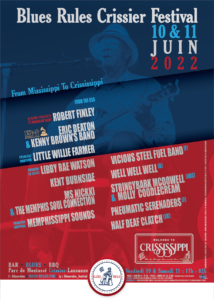 Affiche blues rules billetterie 2022