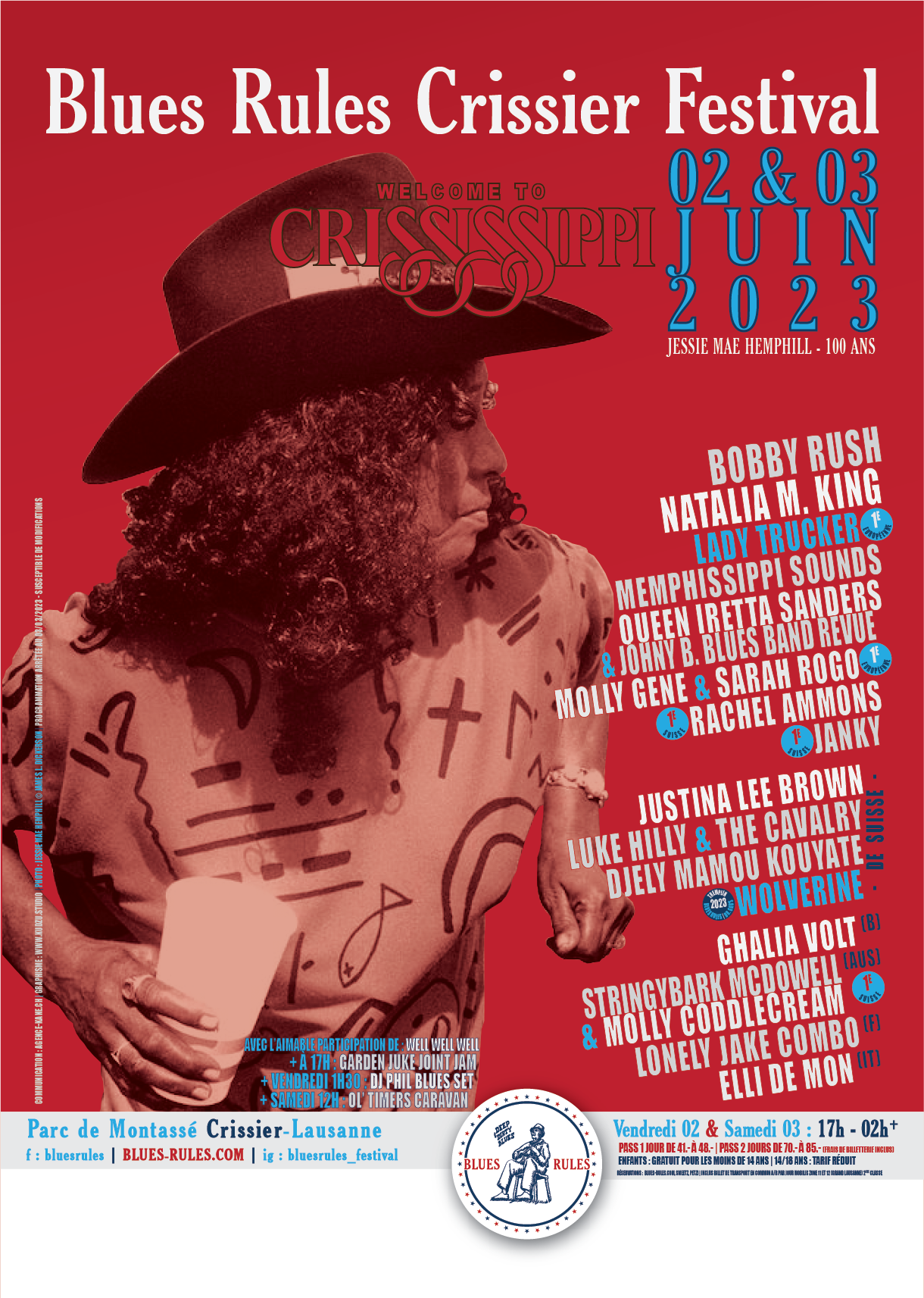 Billetterie Blues Rules Crissier Festival 2023
