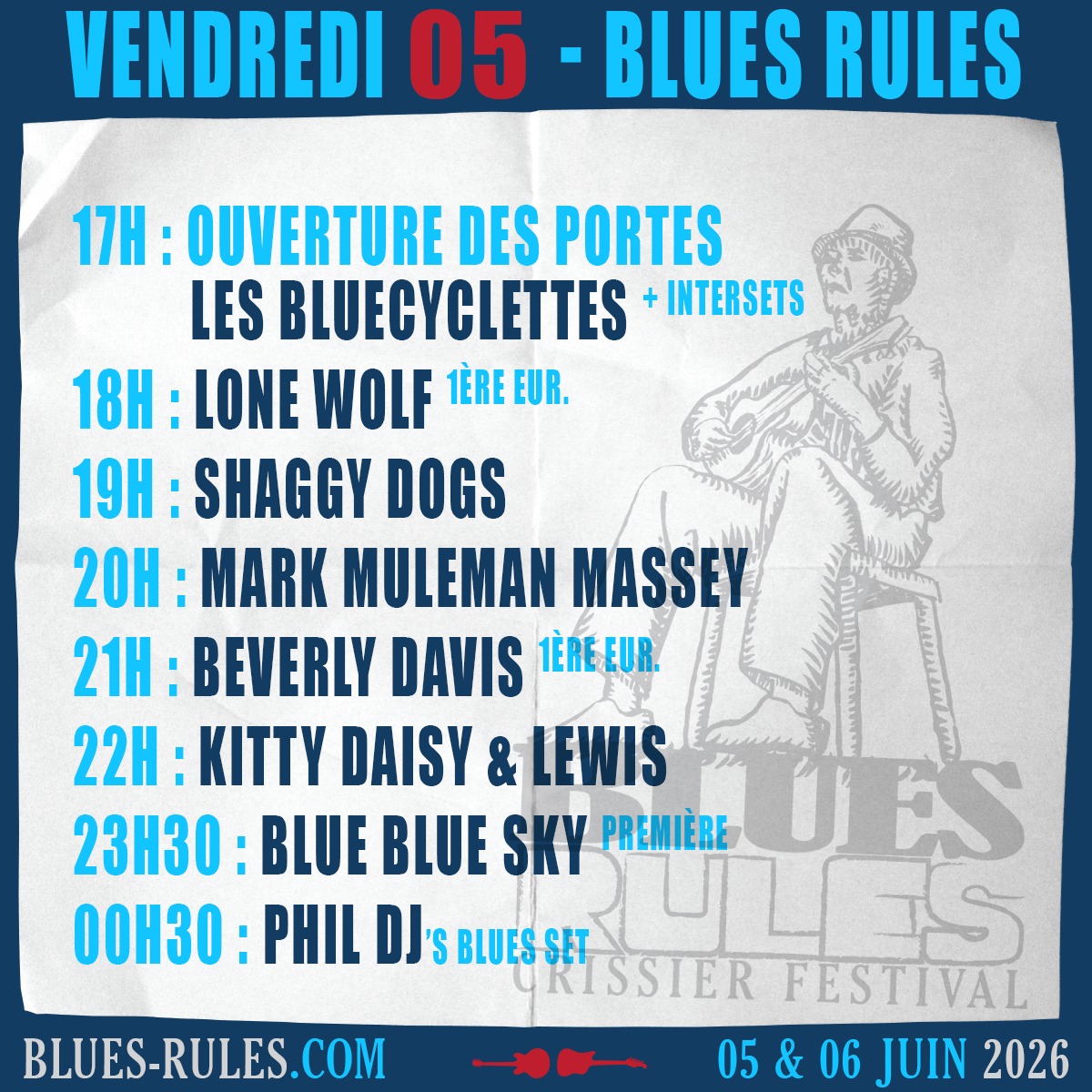 Vendredi 05 Juin Blues Rules 2026